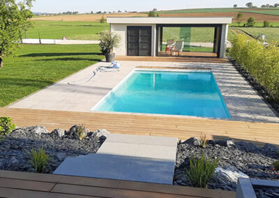 piscine creusée à Bouxwiller